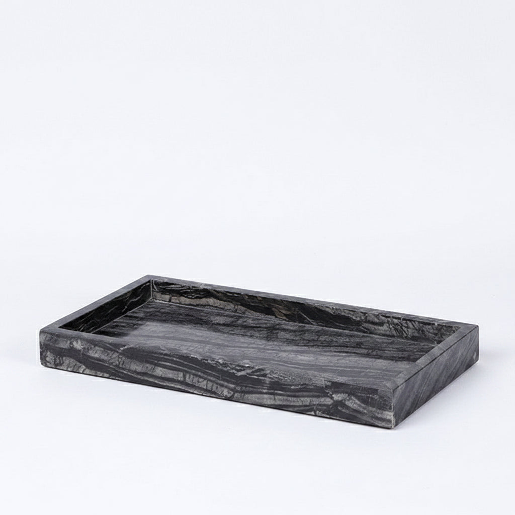 Ancient Wood Grain Natural Marble Vanity Trays