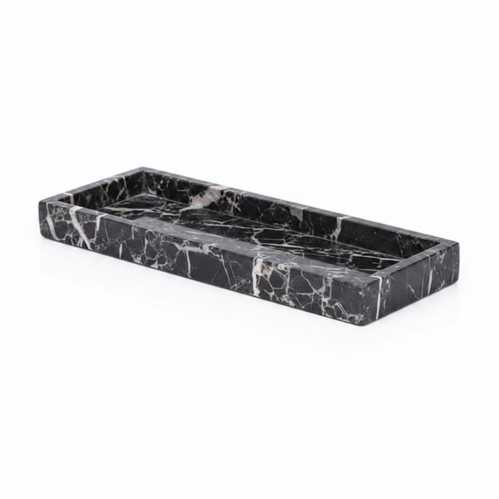 Ancient Wood Grain Natural Marble Vanity Trays