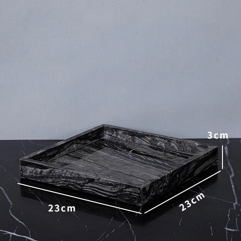 Ancient Wood Grain Natural Marble Vanity Trays