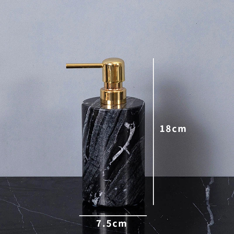 Obsidian Natural Marble Luxury Soap Dispenser