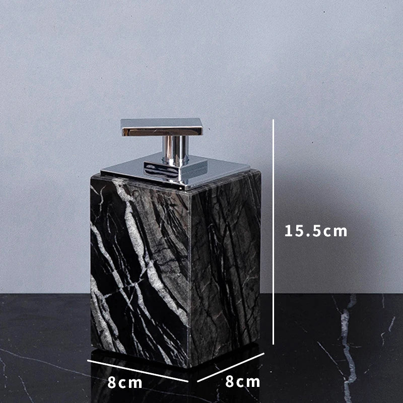 Obsidian Natural Marble Luxury Soap Dispenser