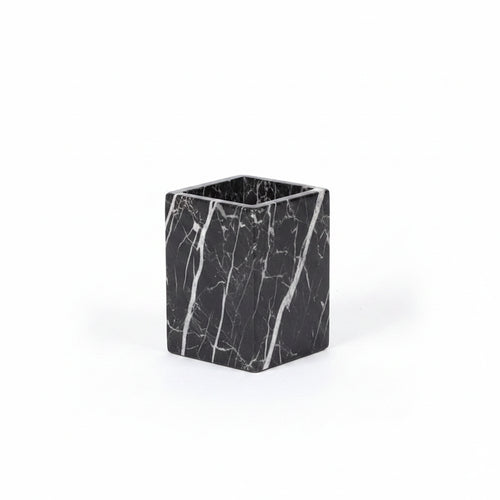 Ancient Wood Grain Natural Marble Toothbrush Holder