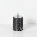 Ancient Wood Grain Natural Marble Cotton Swab Holder