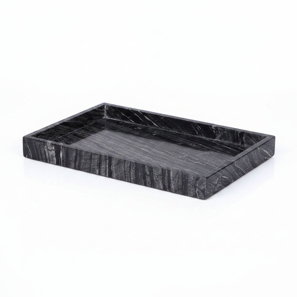 Ancient Wood Grain Natural Marble Vanity Trays