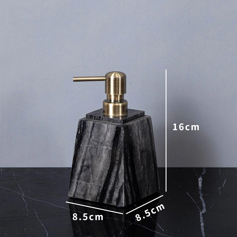 Obsidian Natural Marble Luxury Soap Dispenser