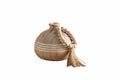 Small Wooden Flower Vases with Wooden Beads – Natural Room Decor