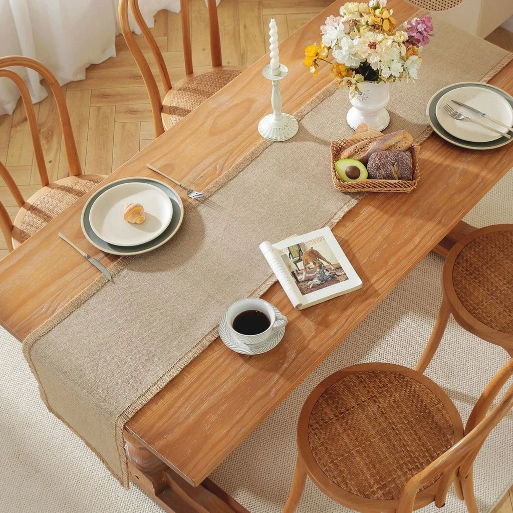 Natural Linen Table Runner