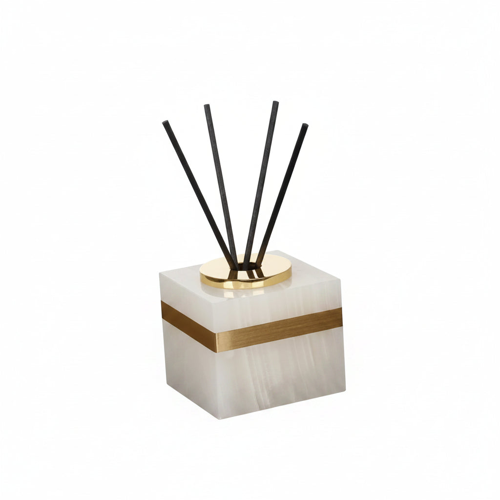 White Onyx Marble Reed Diffuser