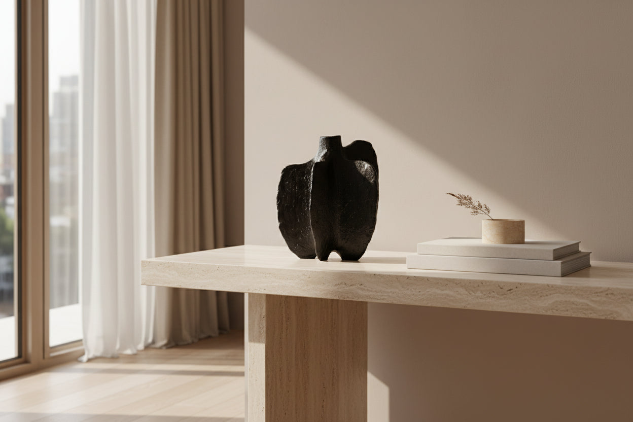 Sculptural Ceramic Vase – Modern Organic Home Decor