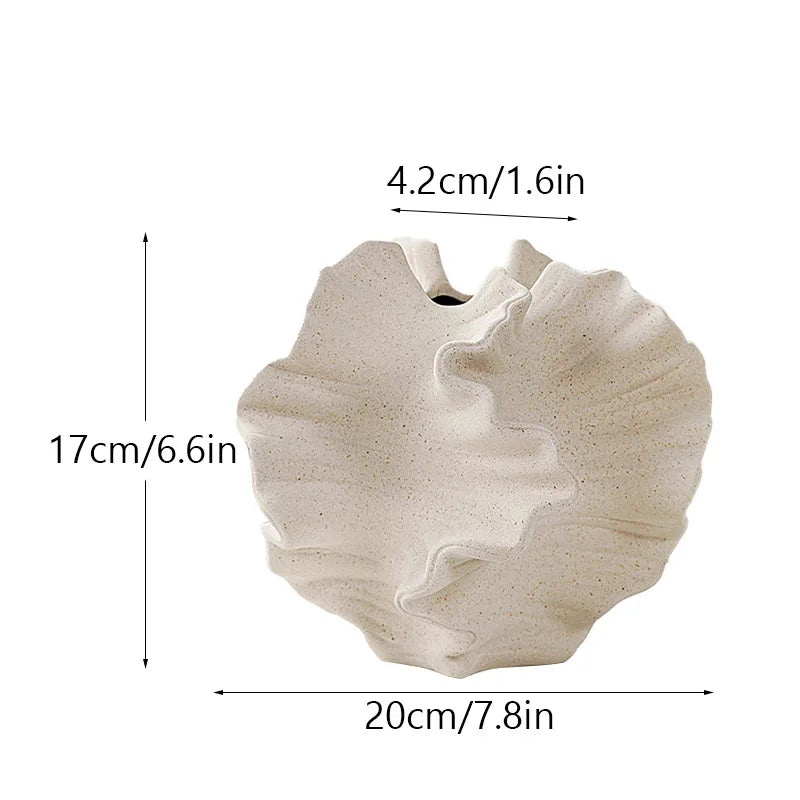 Modern Ceramic Art Vase – Matte Nordic Home Decor