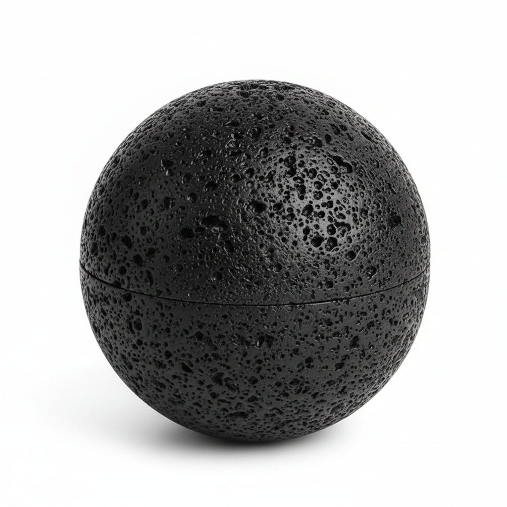 Natural Travertine Incense Holder – Wabi-Sabi Stone