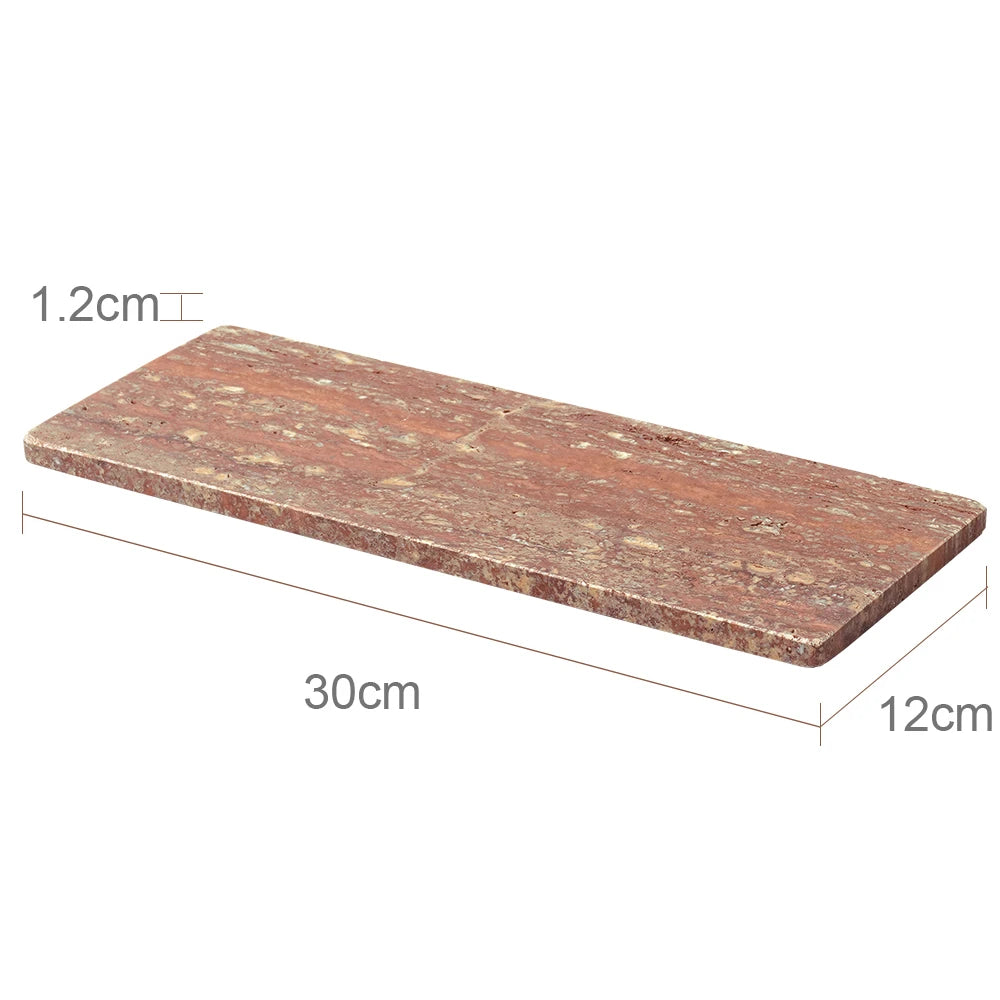 Red Travertine Decorative Trays – Natural Stone Collection