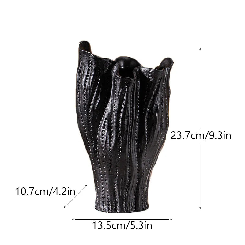 Sculptural Ceramic Vase – Modern Organic Home Decor