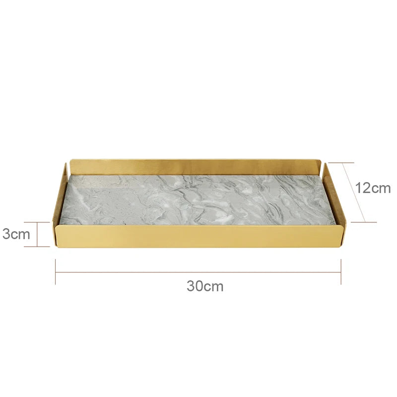 Pitaya Marble Vanity Tray