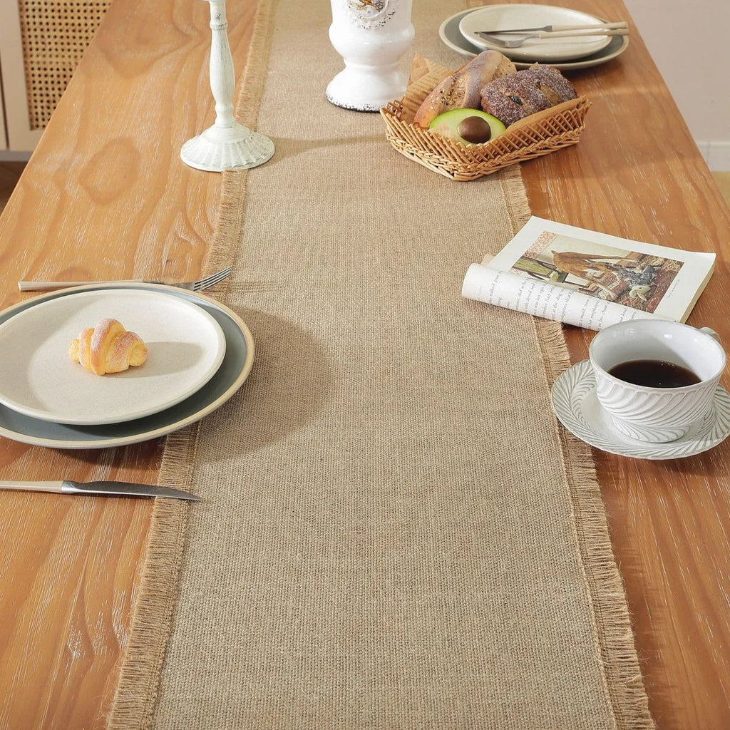 Natural Linen Table Runner
