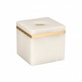 White Onyx Marble Tissue Box Cover