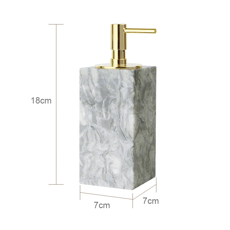Pitaya Marble Square Soap Dispenser