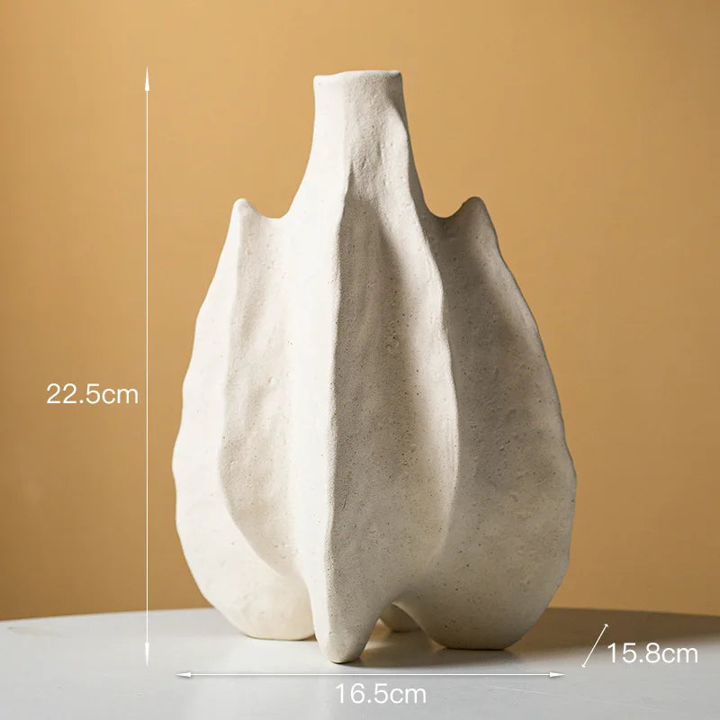 Abstract Ceramic Vase – Modern Sculptural Home Decor
