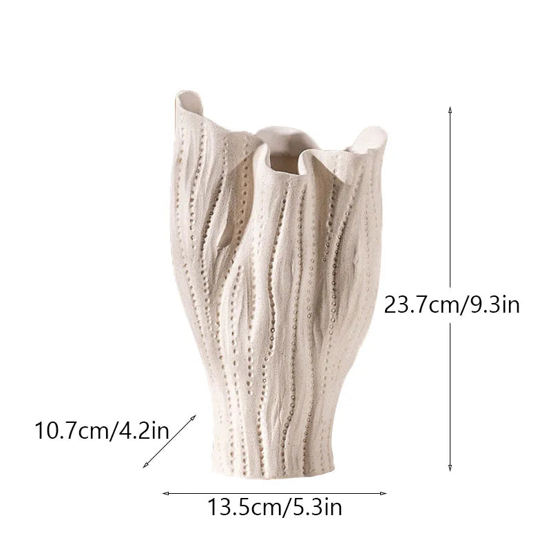 Sculptural Ceramic Vase – Modern Organic Home Decor