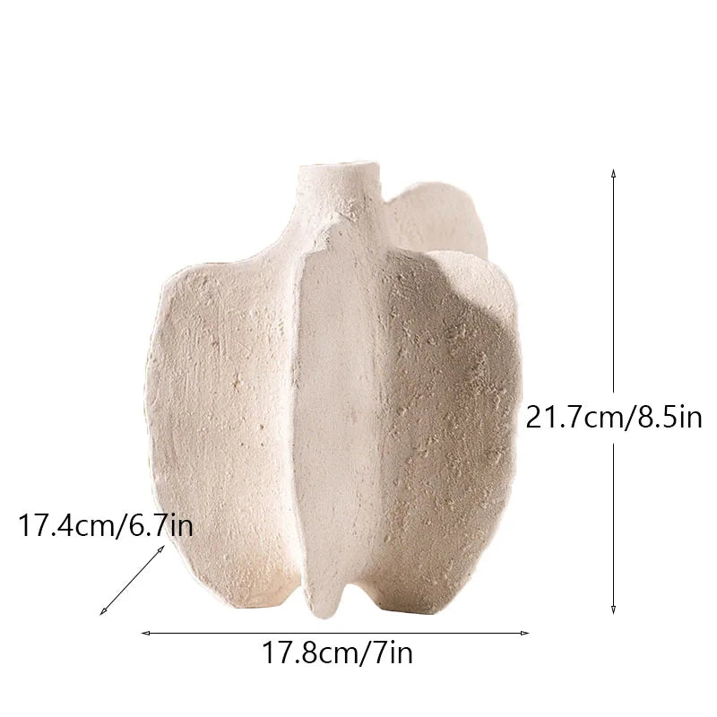 Sculptural Ceramic Vase – Modern Organic Home Decor