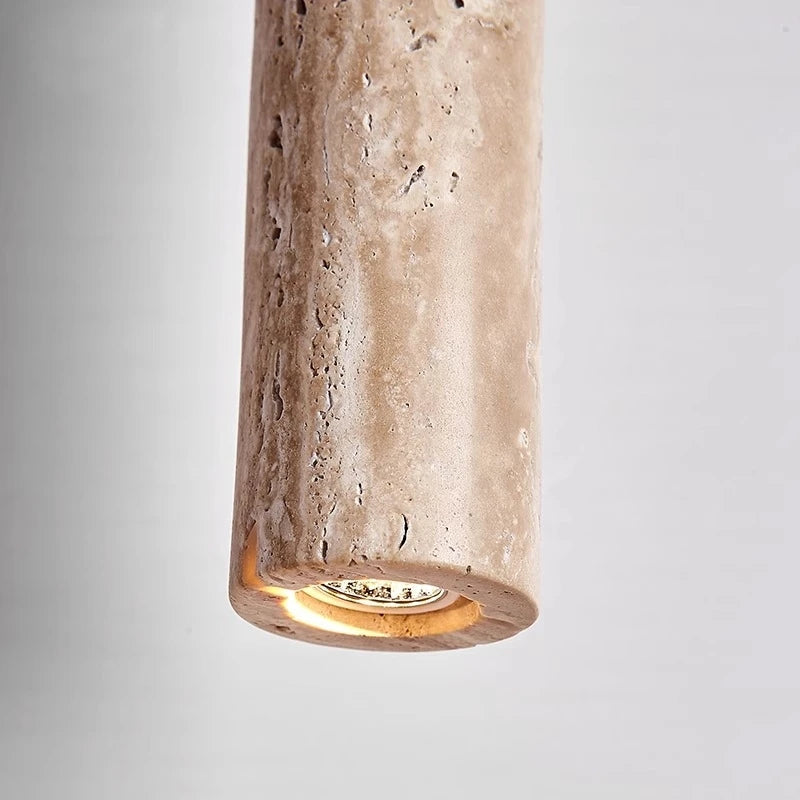 Lámpara Colgante Minimalista de Piedra Natural