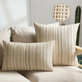 Textured Jacquard Dot Cushion Cover – Boho Geometric Pillowcase
