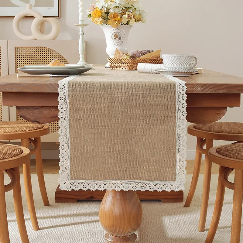 Natural Linen Table Runner