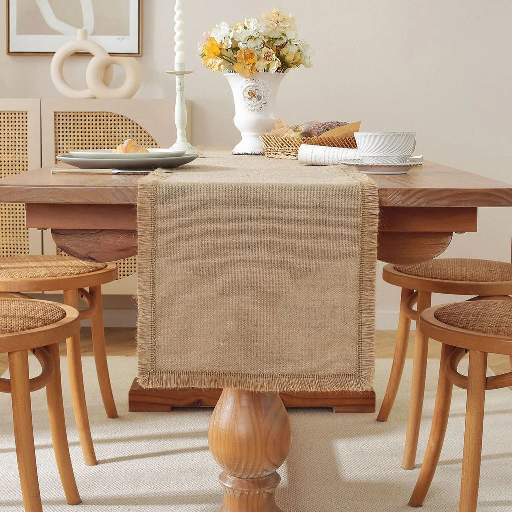 Natural Linen Table Runner