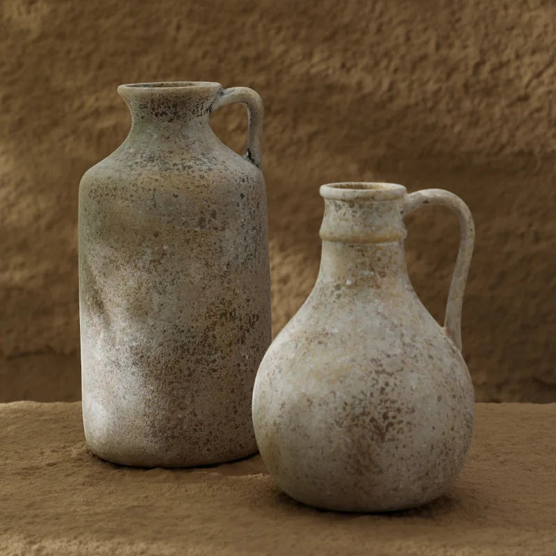 Wabi-Sabi Ceramic Vase – Handmade Minimalist Home Decor