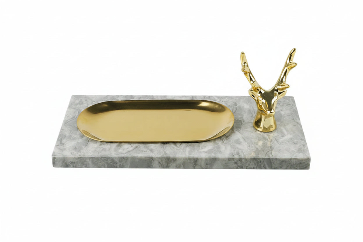 Pitaya Marble Jewelry Tray