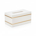 Volakas White Marble Tissue Box Covers