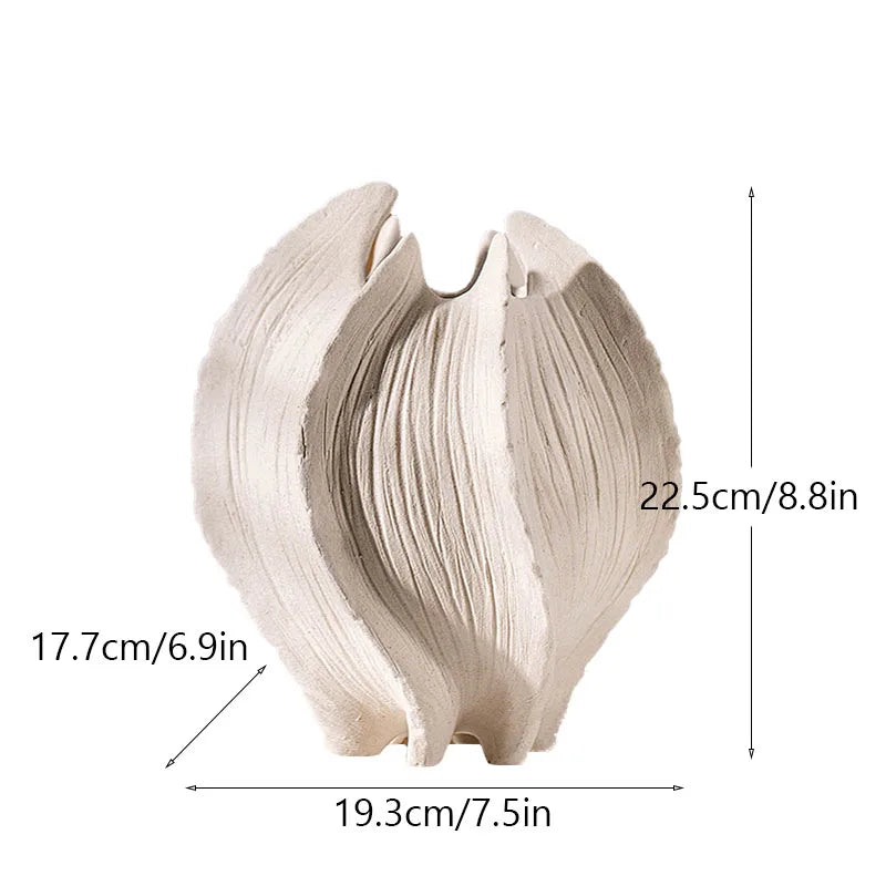 Sculptural Ceramic Vase – Modern Organic Home Decor