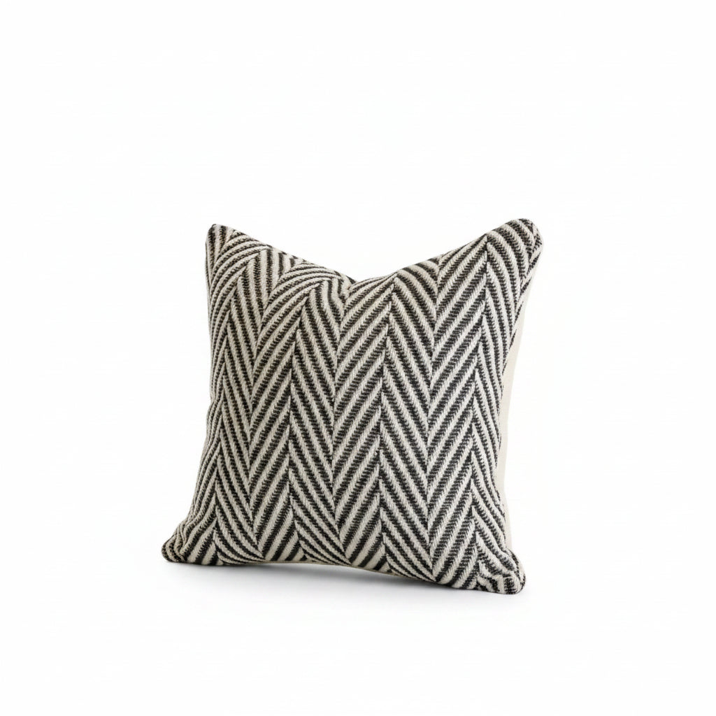 Textured Chevron Cushion Cover – Modern Geometric Pillowcase