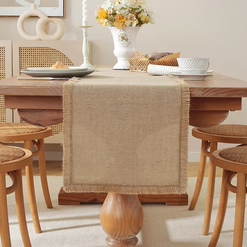 Natural Linen Table Runner