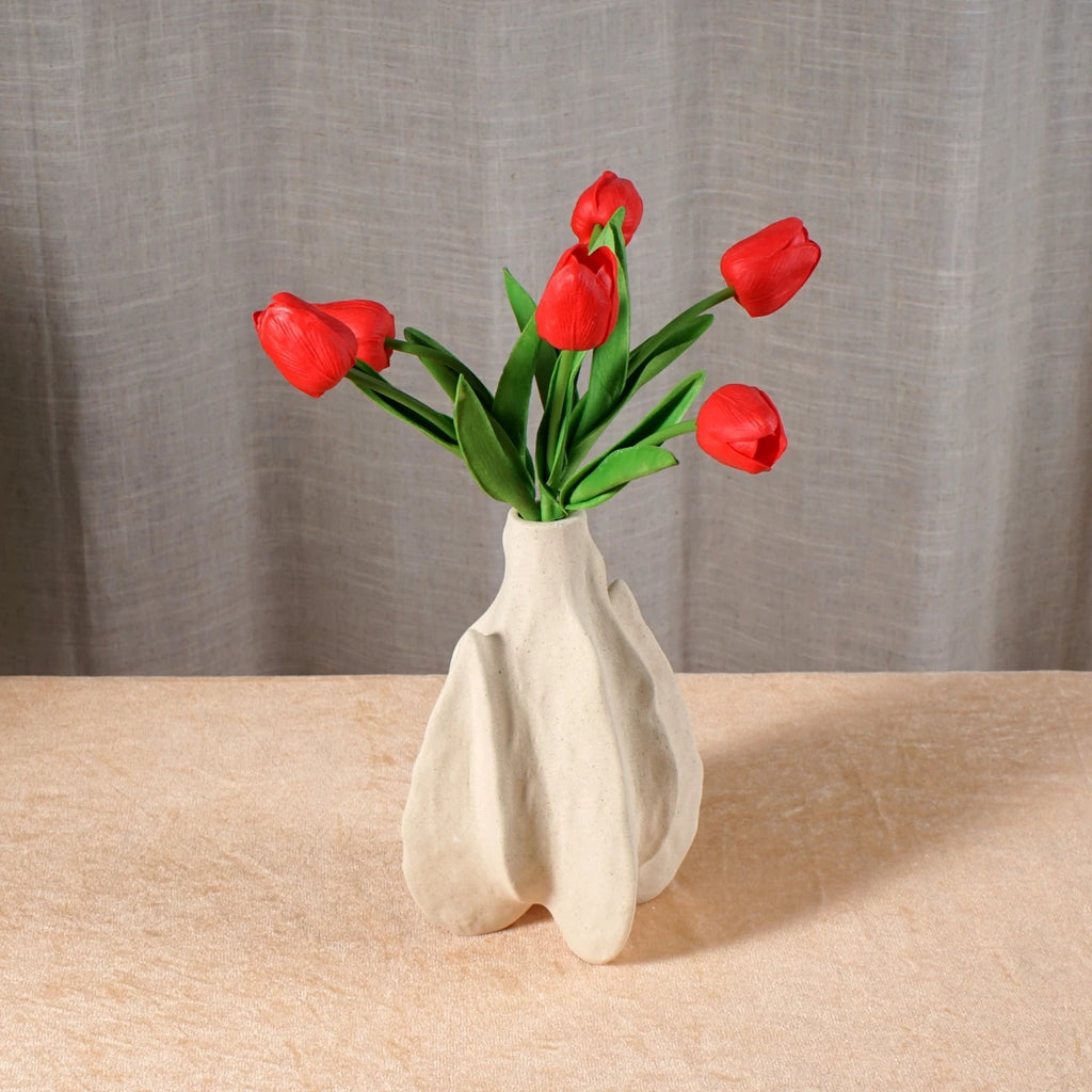 Abstract Ceramic Vase – Modern Sculptural Home Decor