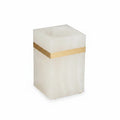 White Onyx Marble Toothbrush Holder