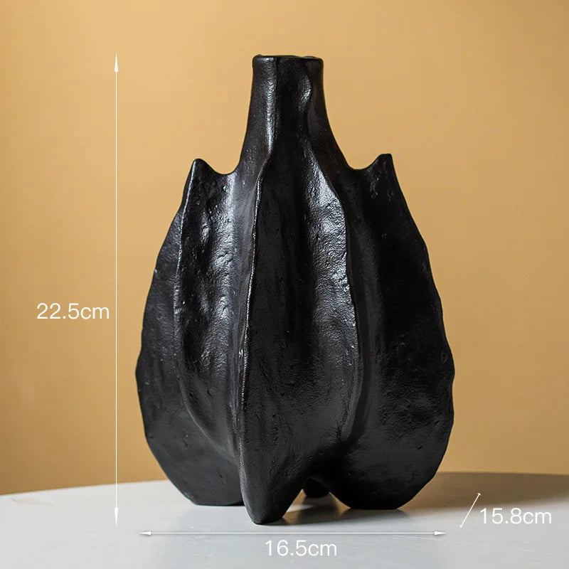 Abstract Ceramic Vase – Modern Sculptural Home Decor