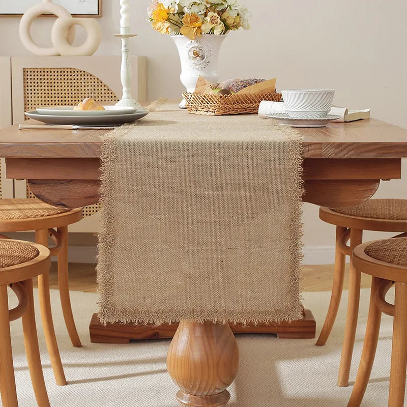 Natural Linen Table Runner