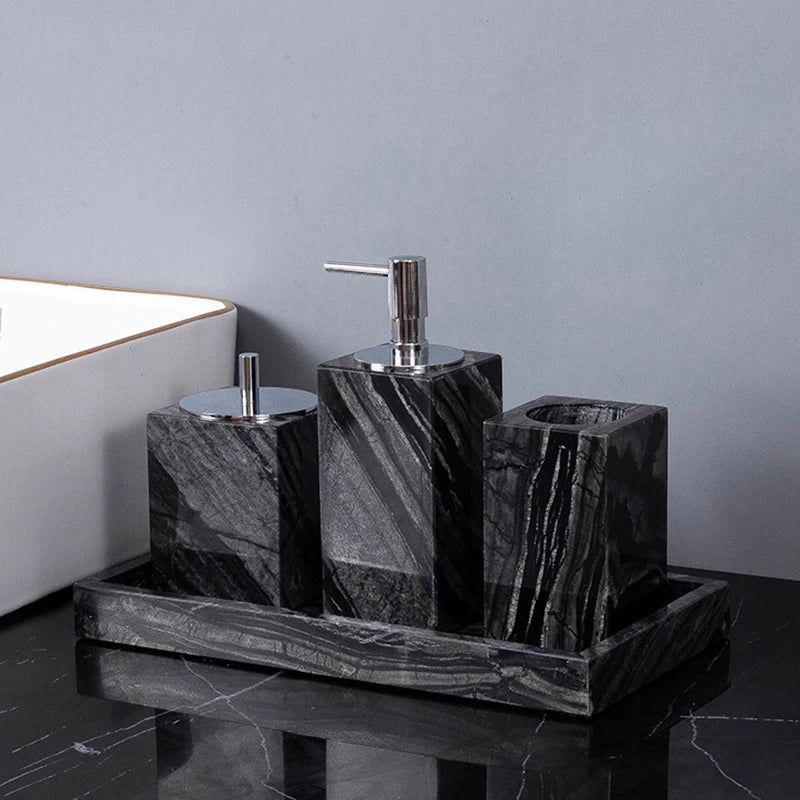 Ancient Wood Grain Natural Marble Vanity Trays