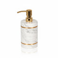 Volakas White Marble Soap Dispenser – Natural Stone Bathroom Decor