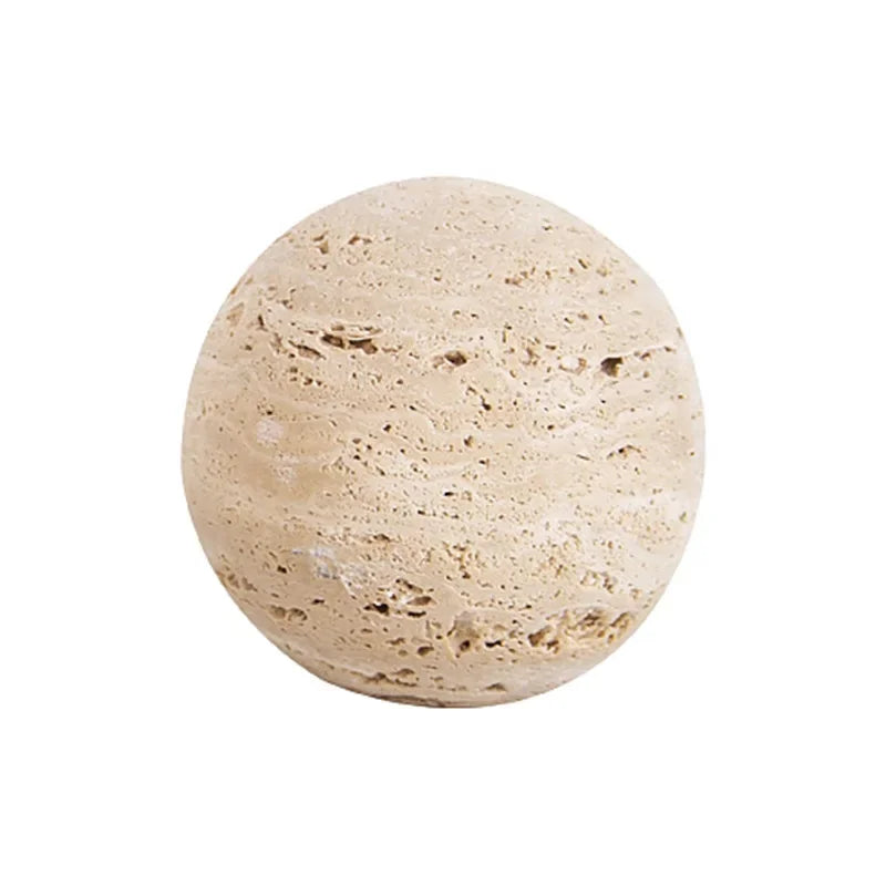 Natural Stone Sculptural Sphere