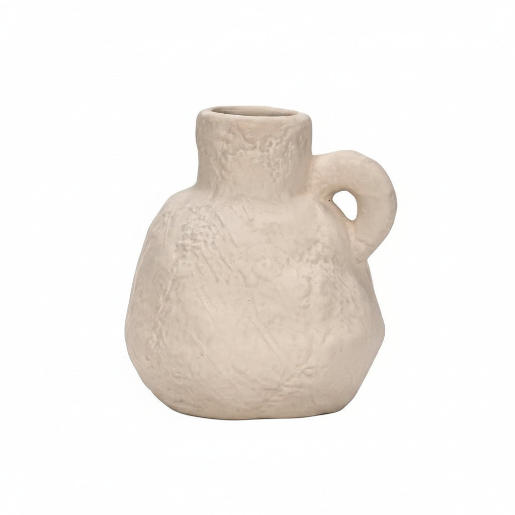 Textured Ceramic Sculptural Vase – Modern Natural Decor