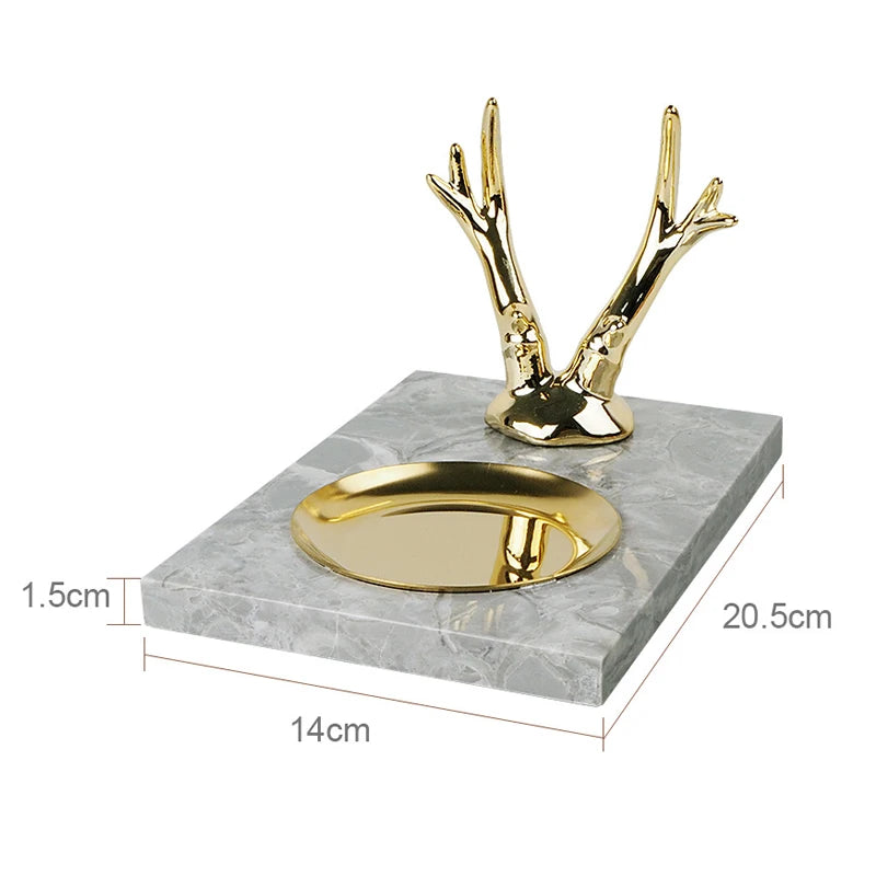 Pitaya Marble Jewelry Tray