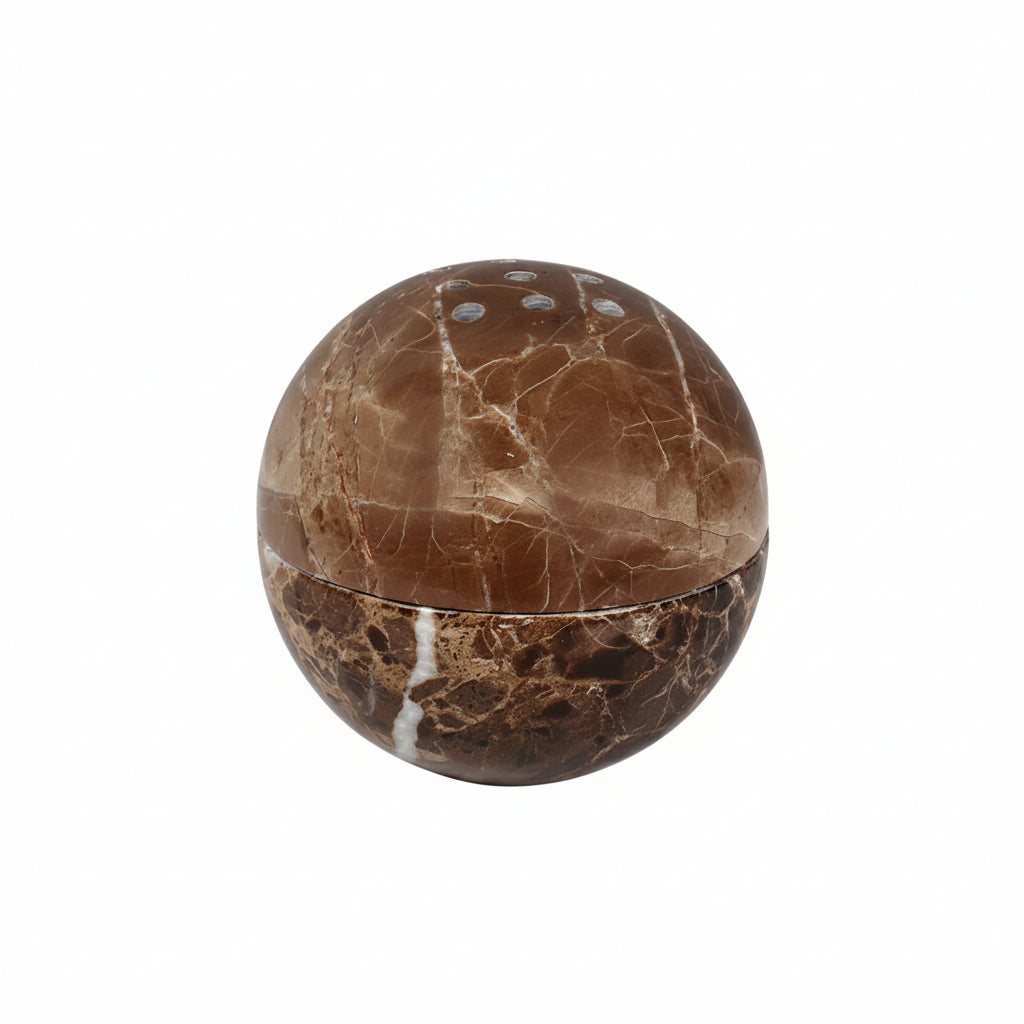 Natural Travertine Incense Holder – Wabi-Sabi Stone