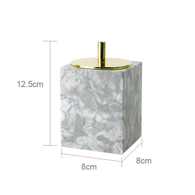 Pitaya Marble Square Cotton Jar