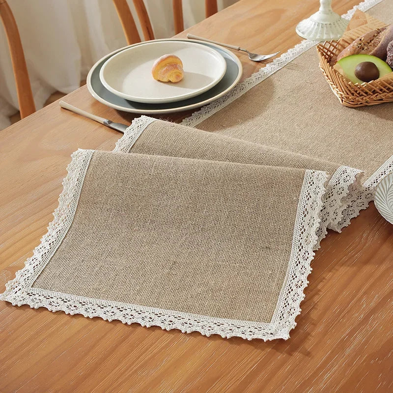 Natural Linen Table Runner