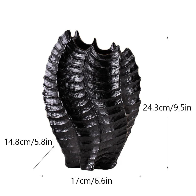 Sculptural Ceramic Vase – Modern Organic Home Decor
