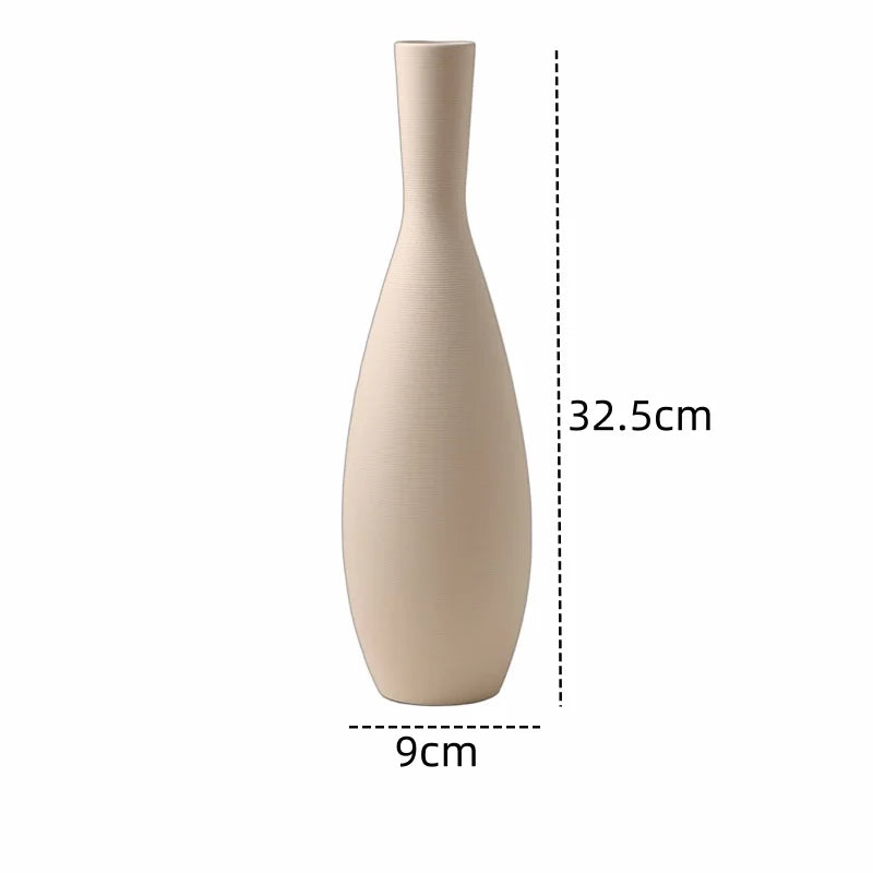 Modern Sculptural Ceramic Vase – Minimalist Home Decor