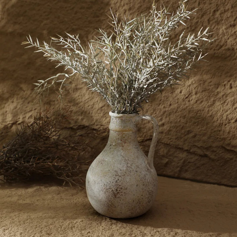Wabi-Sabi Ceramic Vase – Handmade Minimalist Home Decor