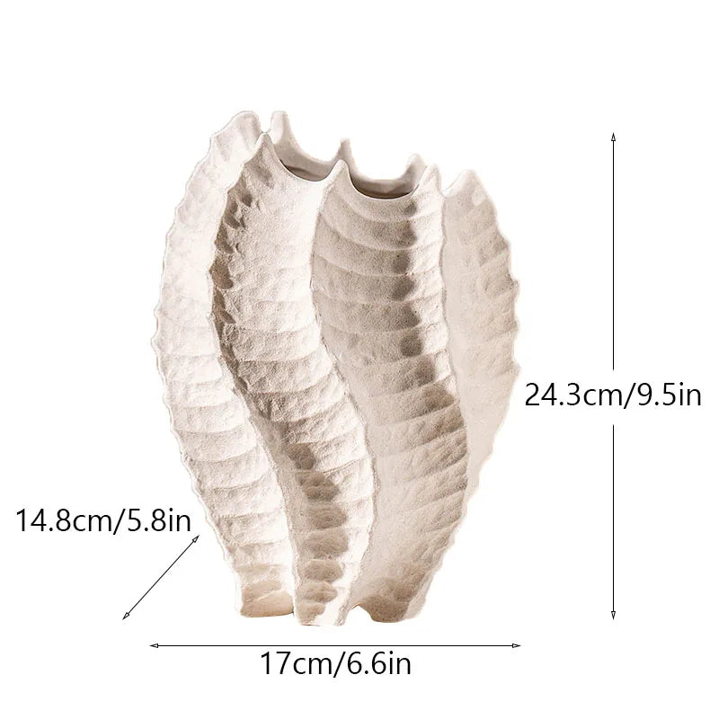 Sculptural Ceramic Vase – Modern Organic Home Decor
